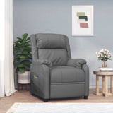 Stand up Massage Chair Grey Faux Leather