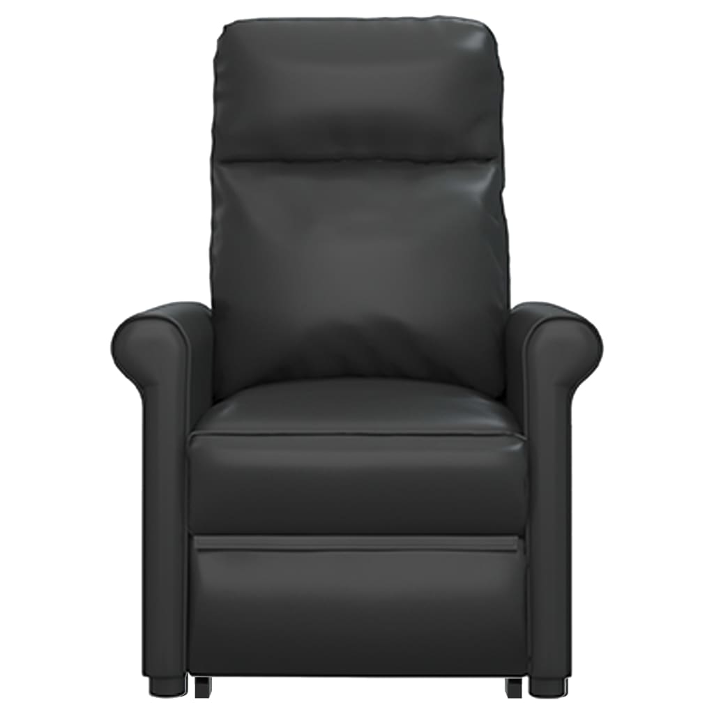 Stand up Massage Chair Black Faux Leather