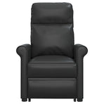 Stand up Massage Chair Black Faux Leather