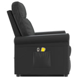 Stand up Massage Chair Black Faux Leather - 45-Degree Angle