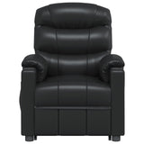 Stand up Chair Black Faux Leather