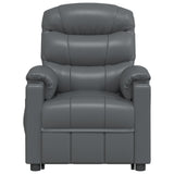 Stand up Massage Chair Grey Faux Leather