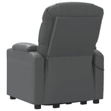 Stand up Massage Chair Grey Faux Leather