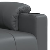 Stand up Massage Chair Grey Faux Leather - Extra Image