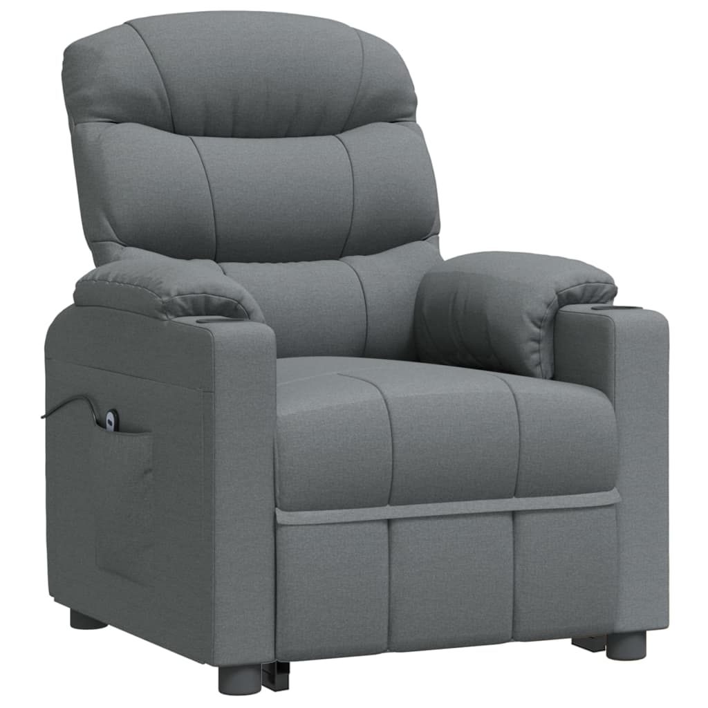Stand up Chair Dark Grey Fabric