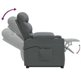 Stand up Chair Dark Grey Fabric