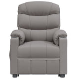Stand up Massage Chair Light Grey Fabric