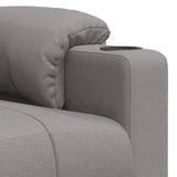 Stand up Massage Chair Light Grey Fabric