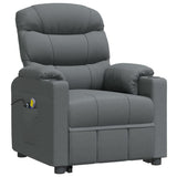 Stand up Massage Chair Dark Grey Fabric