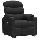 Stand up Massage Chair Black Fabric