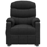 Stand up Massage Chair Black Fabric - Top-Down View
