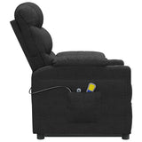 Stand up Massage Chair Black Fabric - 45-Degree Angle