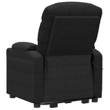 Stand up Massage Chair Black Fabric - Rear View