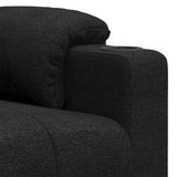 Stand up Massage Chair Black Fabric