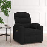 Stand up Massage Chair Black Fabric
