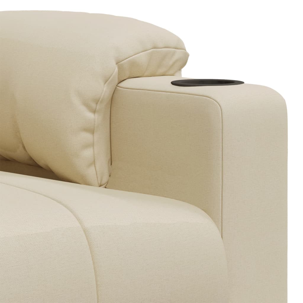 Stand up Massage Chair Cream Fabric