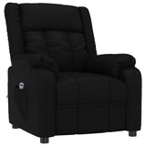 Stand up Chair Black Faux Leather