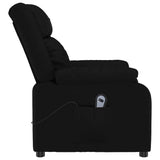 Stand up Chair Black Faux Leather