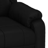 Stand up Chair Black Faux Leather