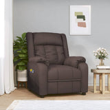 Stand up Massage Chair Brown Faux Leather
