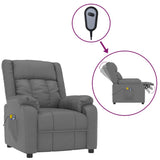 Stand up Massage Chair Grey Faux Leather - Front View