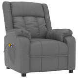 Stand up Massage Chair Grey Faux Leather
