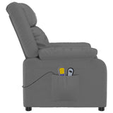 Stand up Massage Chair Grey Faux Leather