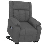 Stand up Chair Dark Grey Fabric - 45-Degree Angle