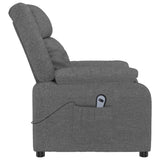 Stand up Chair Dark Grey Fabric - Rear View