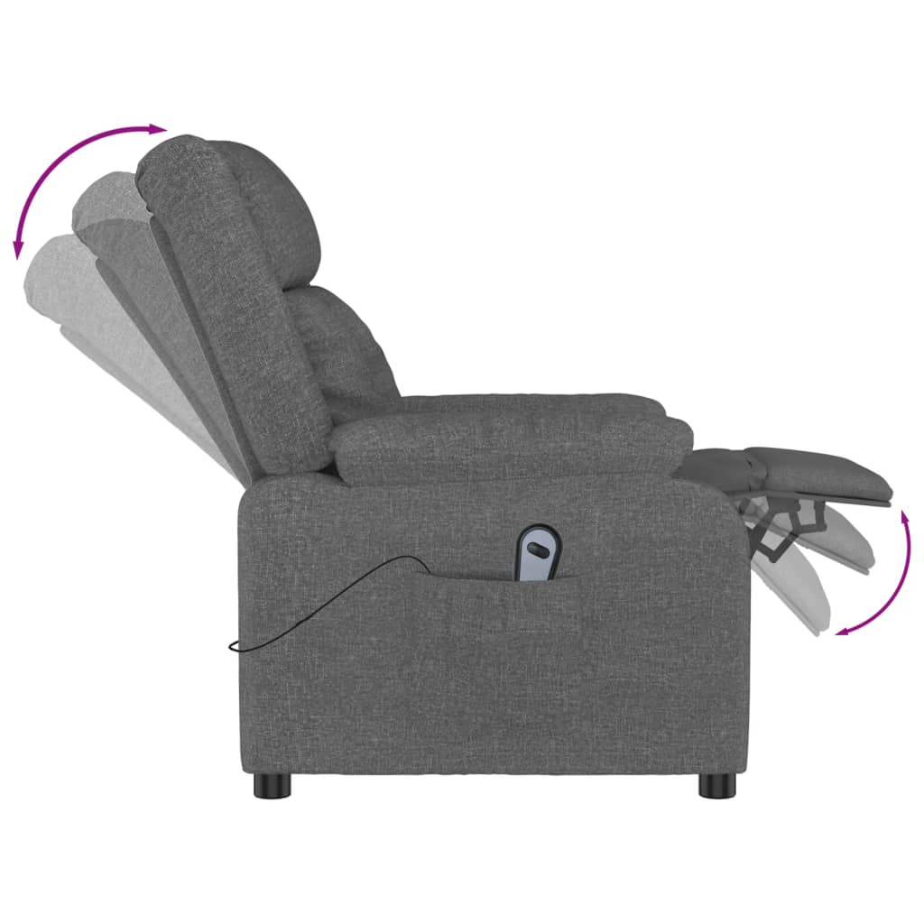 Stand up Chair Dark Grey Fabric