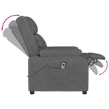Stand up Chair Dark Grey Fabric - Low Angle