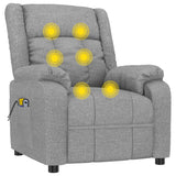 Stand up Massage Chair Light Grey Fabric - Extra Image