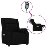 Stand up Massage Chair Black Fabric - Front View