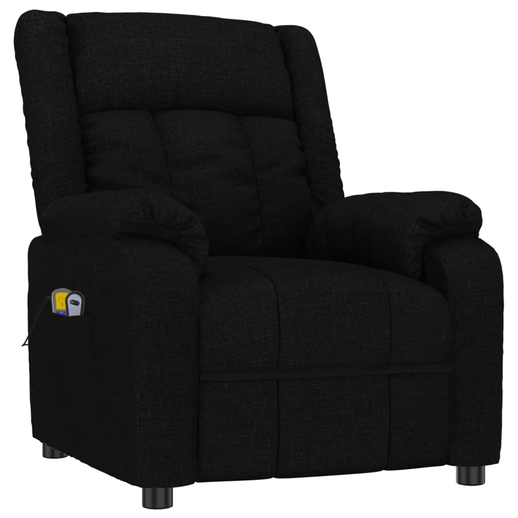 Stand up Massage Chair Black Fabric