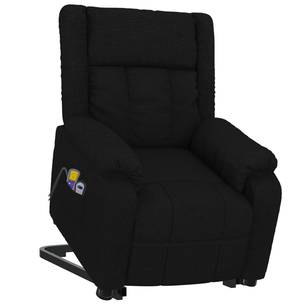 Stand up Massage Chair Black Fabric