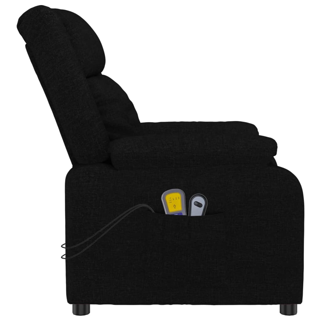 Stand up Massage Chair Black Fabric