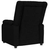 Stand up Massage Chair Black Fabric - Close-Up Angle