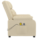 Stand up Massage Chair Cream Fabric