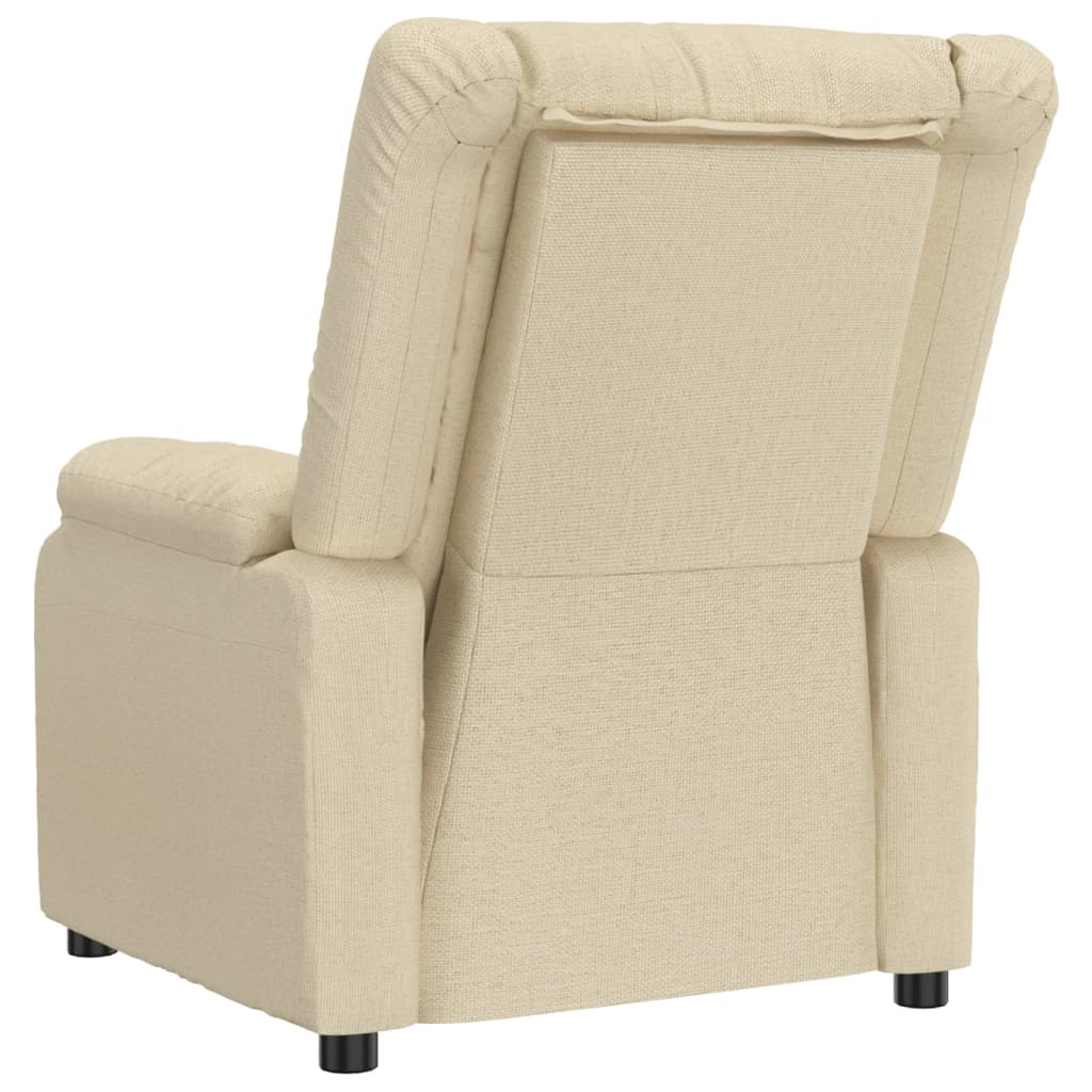 Stand up Massage Chair Cream Fabric