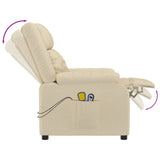 Stand up Massage Chair Cream Fabric