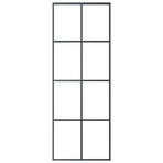 Sliding Door with Hardware Set 76x205 cm ESG Glass&Aluminium