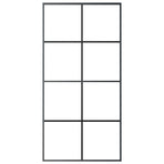Sliding Door with Hardware Set 102.5x205 cm ESG Glass&Aluminium