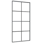 Sliding Door with Hardware Set 102.5x205 cm ESG Glass&Aluminium