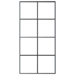 Sliding Door with Hardware Set 102.5x205 cm ESG Glass&Aluminium
