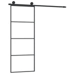 Sliding Door with Hardware Set 76x205 cm ESG Glass&Aluminium