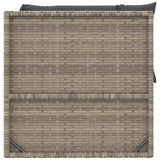 2 Piece Garden Lounge Set with Cushions Grey Poly Rattan