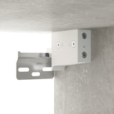 3 Piece Bathroom Furniture Set Concrete Grey - Close-Up Angle
