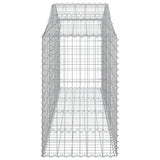 Arched Gabion Basket 200x50x80/100 cm Galvanised Iron