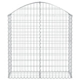 Arched Gabion Basket 100x30x100/120 cm Galvanised Iron