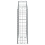 Arched Gabion Basket 100x30x100/120 cm Galvanised Iron